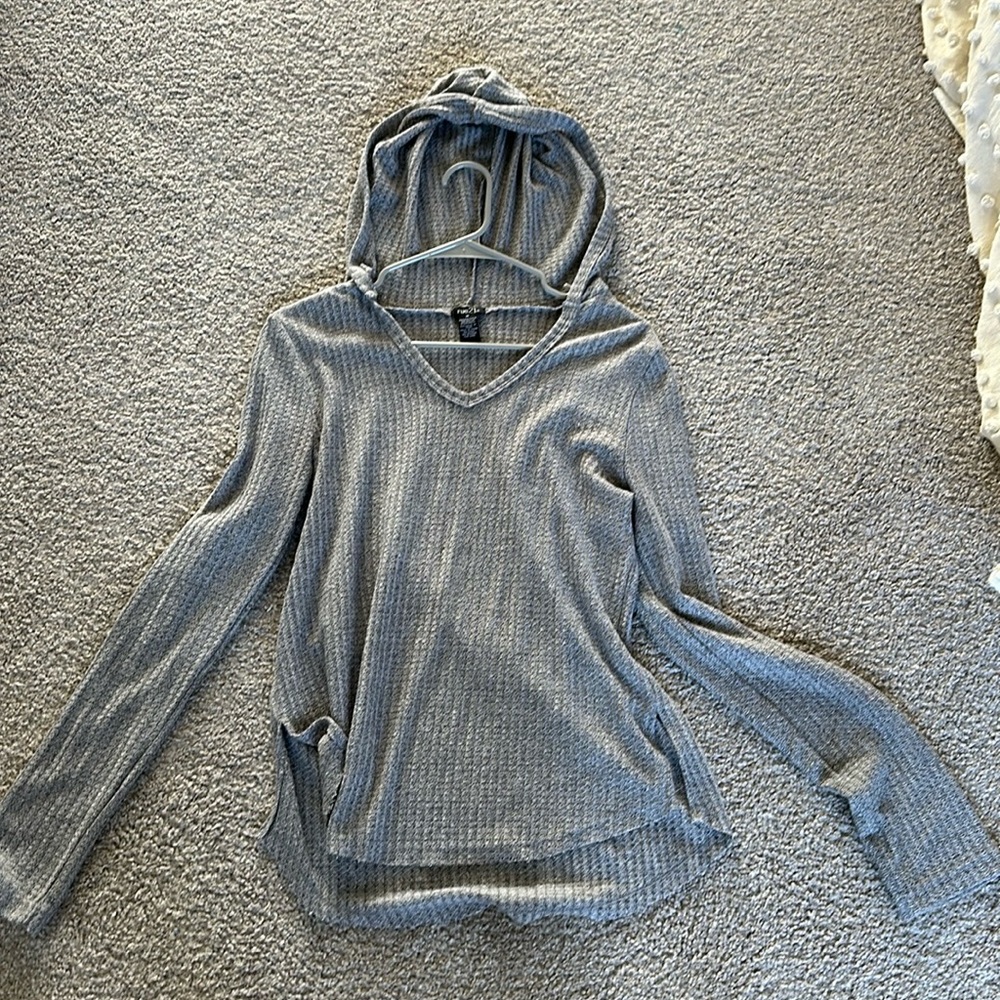 Rue 21, size medium grey hooded sweater